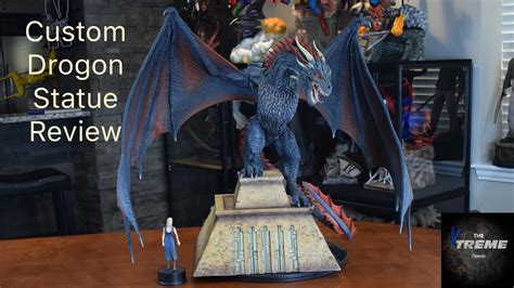 Custom Drogon Statue Review from Game of Thrones - YouTube