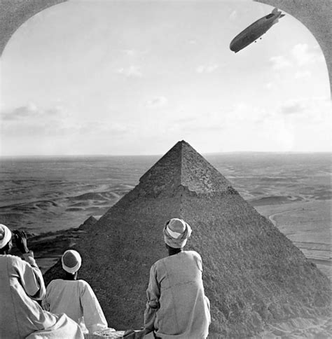 Graf Zeppelin over Giza | kitchener.lord | Flickr