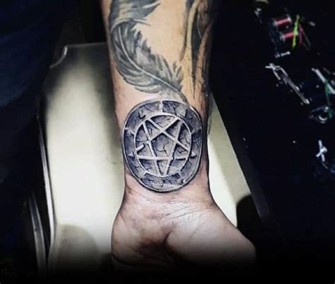 Pentagram Tattoo Wrist