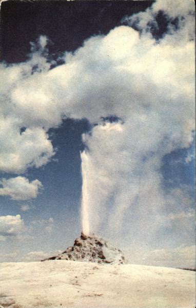 White Dome Geyser, Lower Geyser Basin Yellowstone National Park, WY