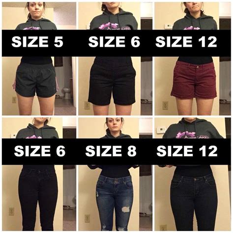 Woman Poses In Varying Pants Sizes To Make A Point About Body Image ...