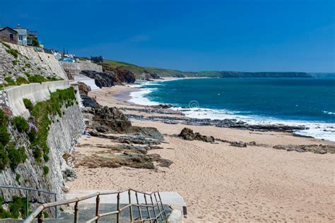 Porthleven Beach Cornwall England UK Stock Image - Image of landscape, coast: 187943893