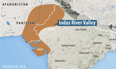 Indus Valley Civilization World Map