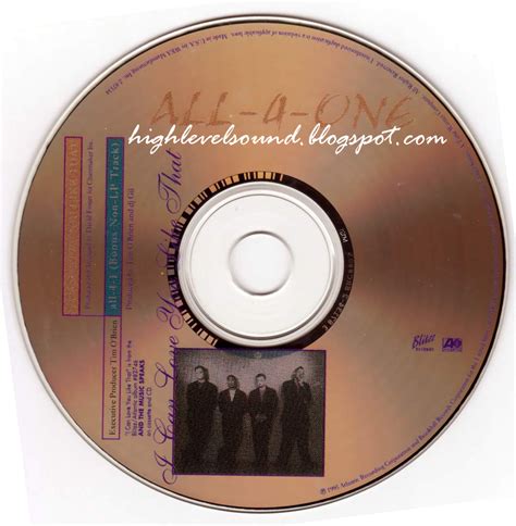 highest level of music: All-4-One - I Can Love You Like That-(CDS)-1995-hlm