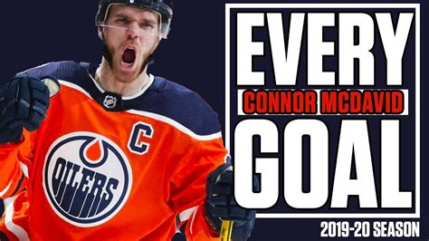 Every Connor McDavid Goal From the 2019-20 Season...So Far - YouTube