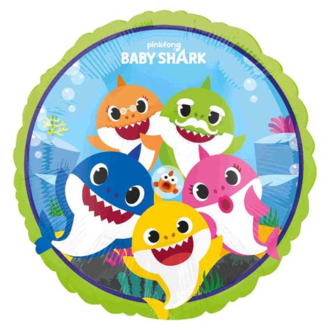 Baby Shark Round Balloons | Licensed | partyHAUS