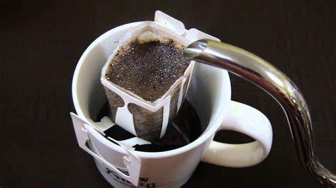 Drip Bag Coffee Extraction - YouTube