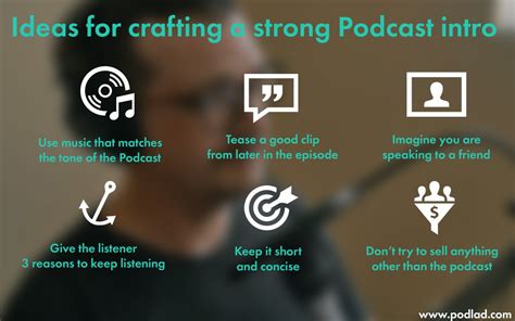 What makes a good Podcast intro - tips & audio examples — Podlad