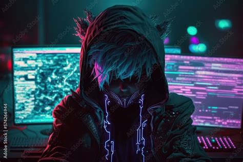 Anime Hacker Boy