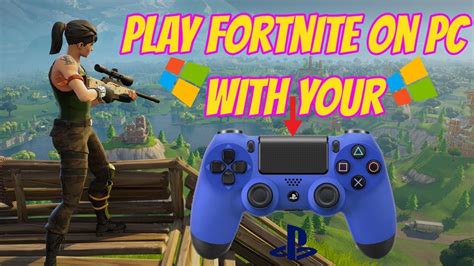 Play fortnite on pc with ps4 controller - YouTube