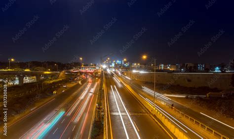 Bangalore city night scenes Stock Photo | Adobe Stock