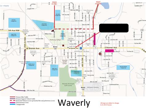 Waverly Overnight Map