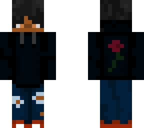 Black Hoodie v2 | Minecraft Skin