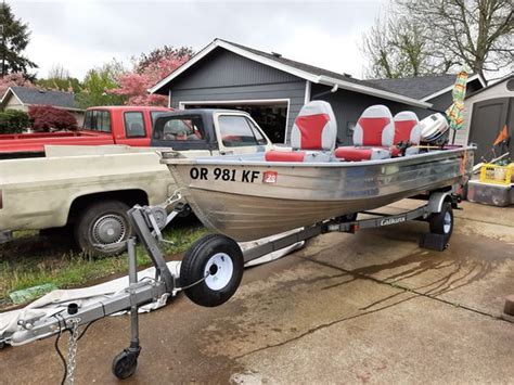 14 ft. Aluminum fishing boat. for Sale in Salem, OR - OfferUp