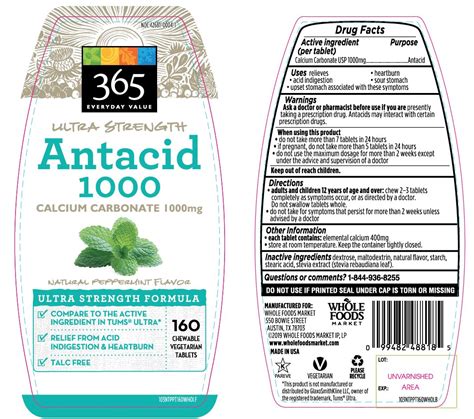 Order Antacid Tablets - Peppermint Flavor (Whole Foods Market Health ...