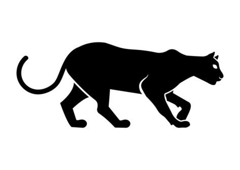 Mountain Lion Silhouette Vector Art, Icons, and Graphics for Free Download