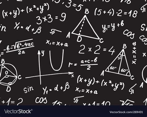 Algebra geometry Royalty Free Vector Image - VectorStock