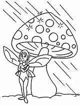 Fairy With Mushroom coloring Page  Download Print Or Color Online For sketch template