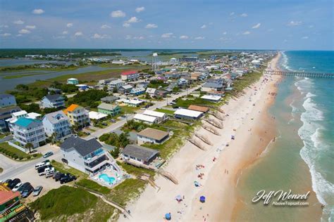 JW012: Surf City Beach Postcard – Above Topsail