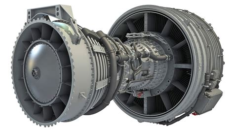 Model turbofan engine