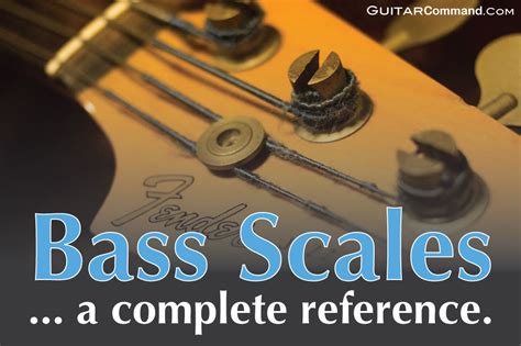 Bass Scales Reference: All Bass Guitar Scales TAB, Notation & Patterns