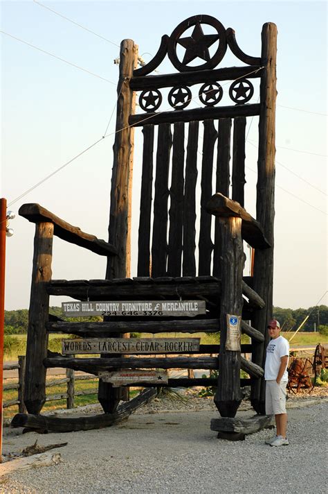 World's Largest Rocking Chair | Star of Texas Rocking Chair,… | Flickr