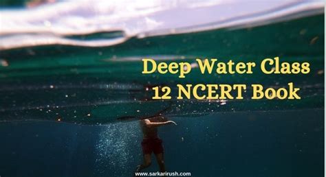 [Download] Deep Water PDF Class 12 NCERT Book Free