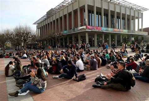 Protesters on UC Berkeley campus rally in support of fired USSC grad ...