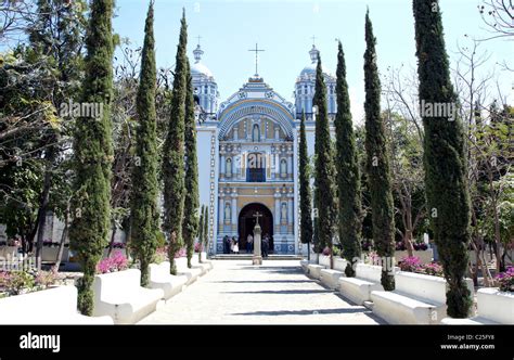 Templo De Santo Domingo Cathedral Ocotlan Oaxaca Mexico Stock Photo - Alamy