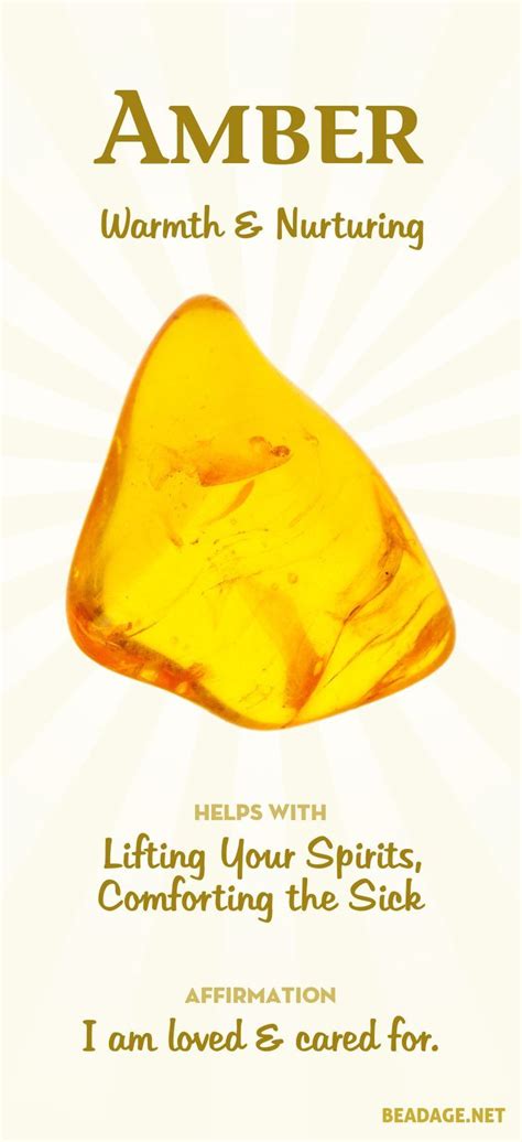 Amber Meaning and Properties | Crystals healing properties, Crystals ...