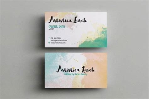 26+ Painter Business Card Designs & Templates - PSD, AI, InDesign