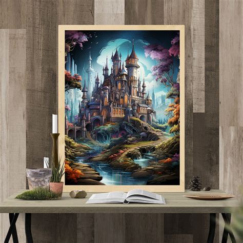 Mystical Castle in a Dreamscape Digital Art Digital Download - Etsy