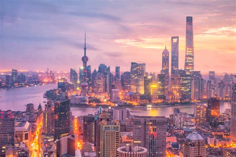 View of downtown Shanghai skyline at twilight | Rhodium Group