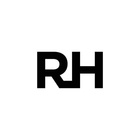 RH Logo Vector in 2021 | Rh logo, Vector logo, I logo design