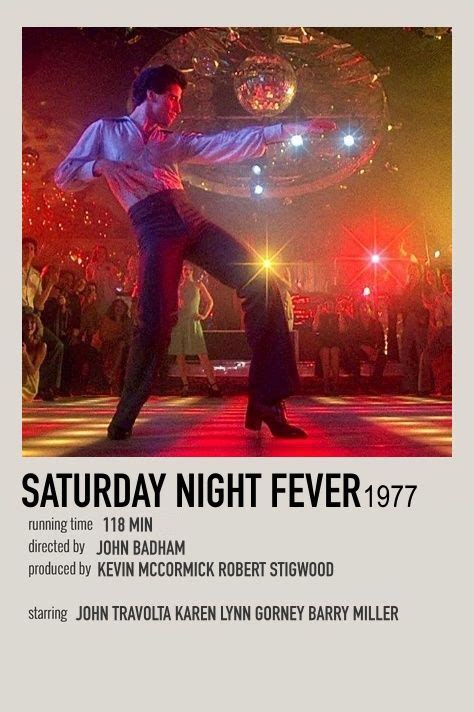 SATURDAY NIGHT FEVER POLAROID POSTER by me | Saturday night fever movie, Saturday night fever ...