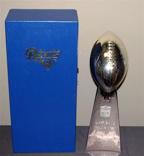 Lot Detail - 1999 St. Louis Rams Super Bowl XXXIV Vince Lombardi Trophy ...