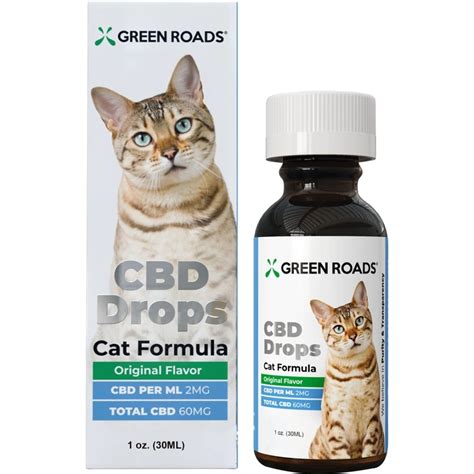 CBD Drops For Cats 60 MG 1 OZ - Huber's Animal Health