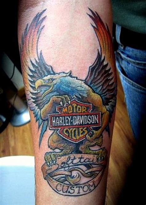 Harley Davidson Tattoos Designs, Ideas and Meaning | Tattoos For You