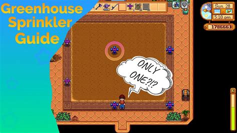 delicatezza Deviazione Allineare greenhouse stardew valley sprinkler ...