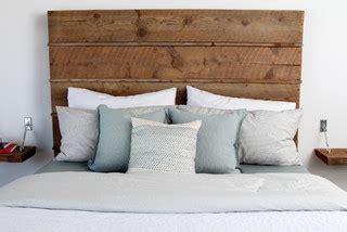 Contemporary Reclaimed Wood Bed with Storage - Contemporary - Bedroom ...