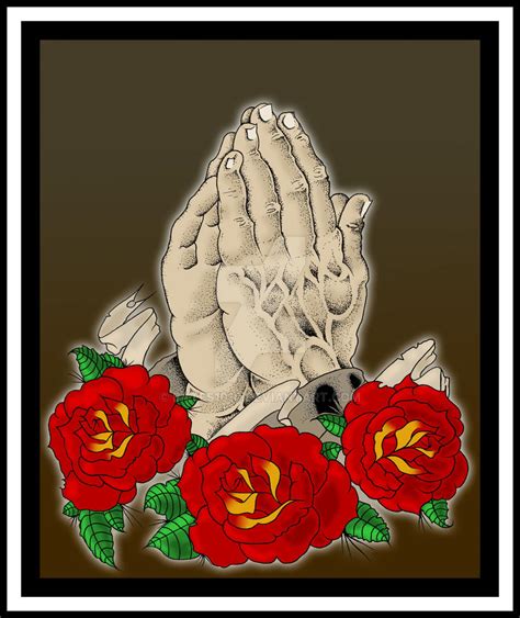 Praying Hands - Colored by Bates1010 on DeviantArt