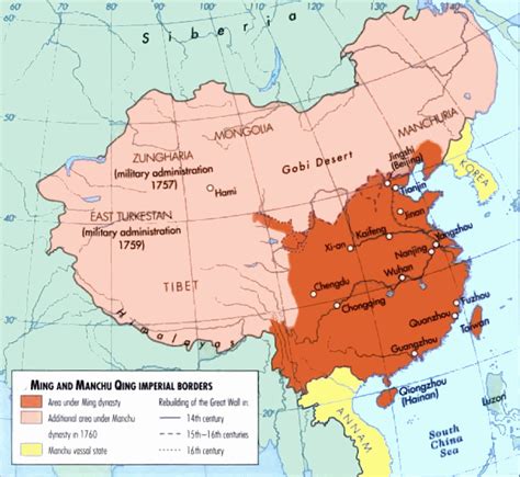 China History Maps - 1644-1912 Qing / Ch'ing (Manchu)