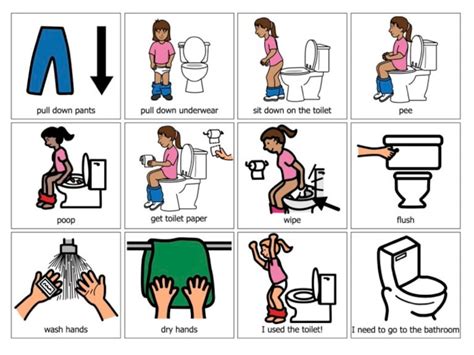 Visual Bathroom Potty Training Toilet for Girls Autism - Etsy