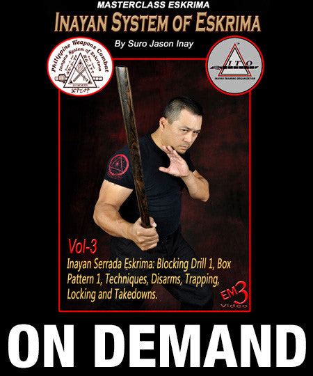 Inayan System of Eskrima Vol 3 with Jason Inay (On Demand) - Budovideos Inc