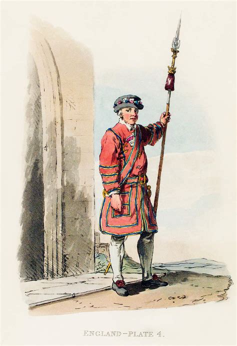Illustration of the Yeoman of the guard from… | Free public domain illustration