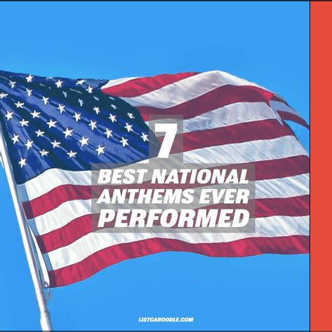 7 Best National Anthems Ever Performed - Whitney, Marvin, Etc.