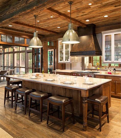 rustic-kitchen-island-with-seating-layout