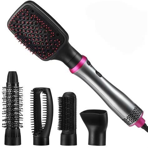 Hair Dryer Brush, 5 In 1 Hot Air Brush Multifunctional One Step Hair Styler & Volumizer for ...