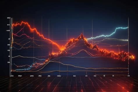 Premium AI Image | Energy crisis rising graph data chart representing ...