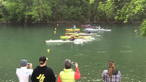 Powell River Kayak & Canoe Regatta 2015 Start of Men's Race - YouTube